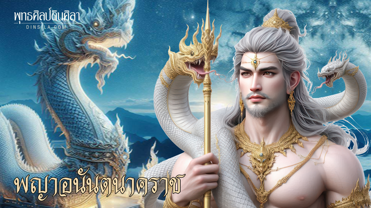 พญาอนันตนาคราช พญานาคสีขาว